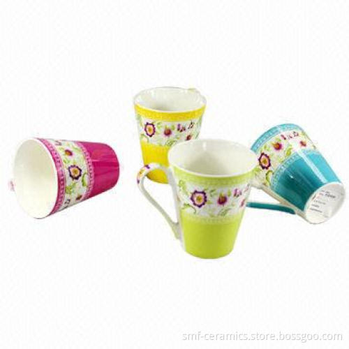 New Promotional Ceramic Mugs, Made of AB Grade Porcelain, Ceramic, Available for Coffee or Tea